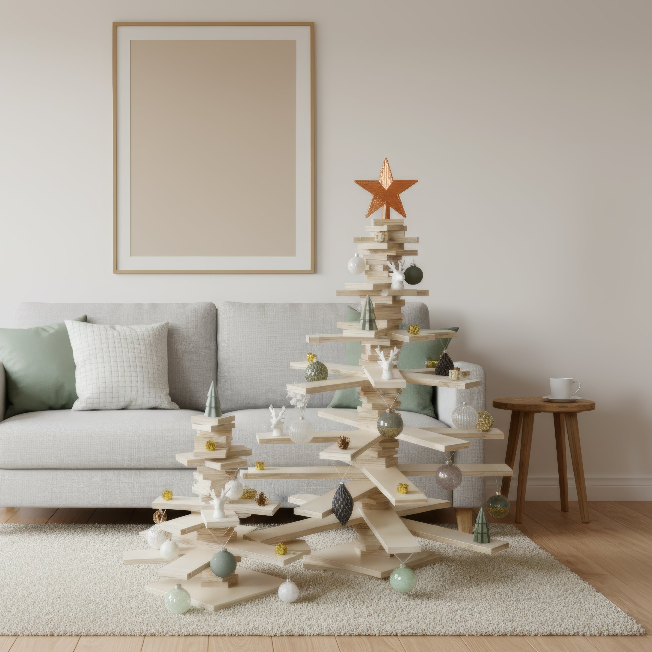 Le Sapin de Noël en bois design – Fait main en France et modulable