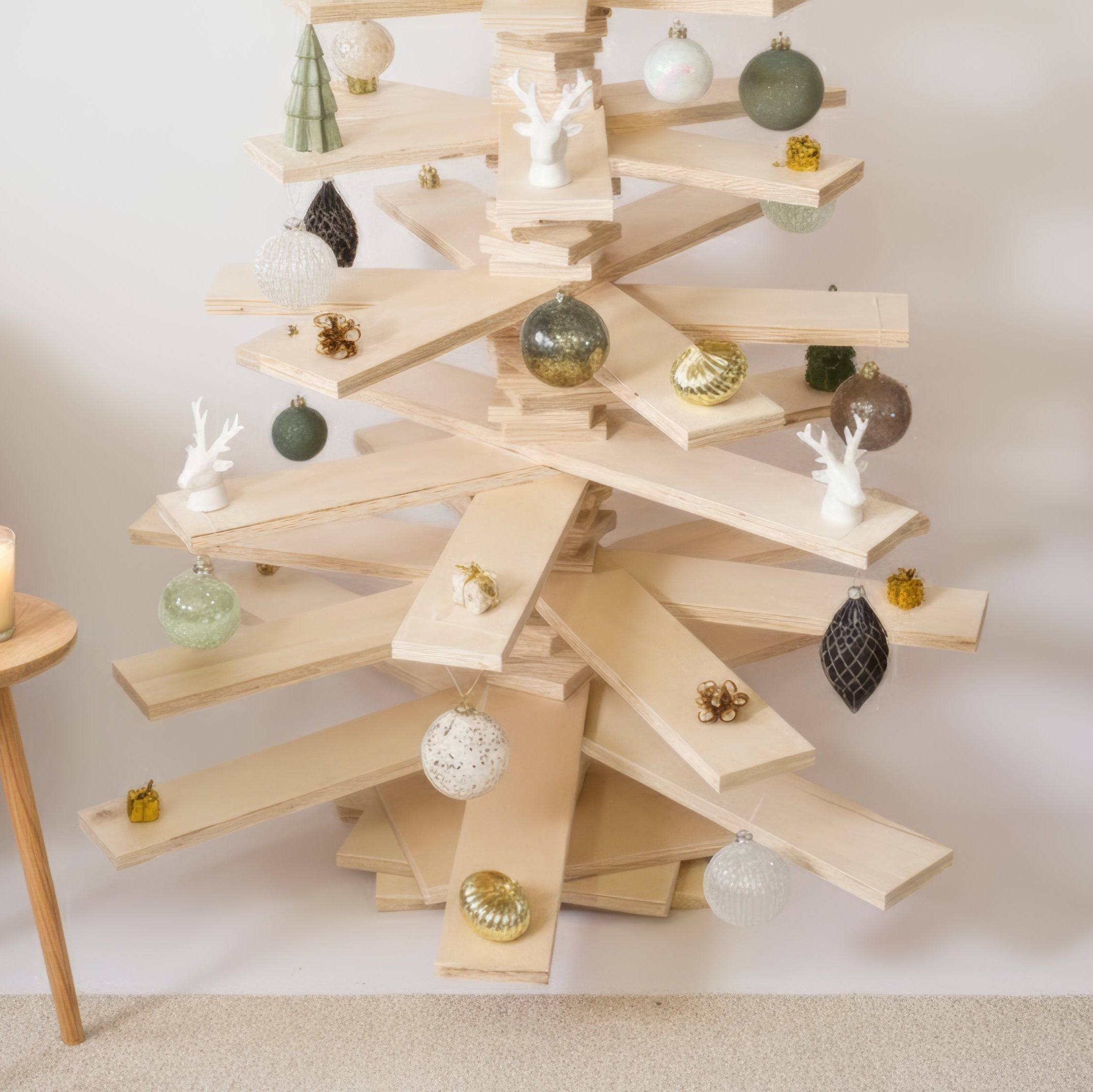 Le Sapin de Noël en bois design – Fait main en France et modulable